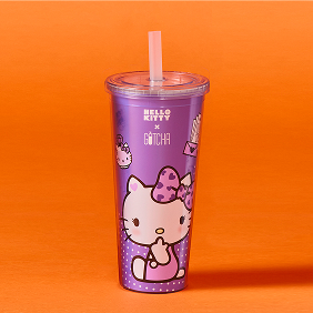 Hello Kitty Monochrome Double Layer Cup 600ml image