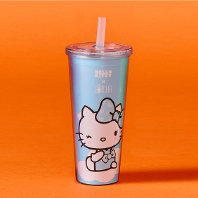 Hello Kitty Monochrome Double Layer Cup 600ml image