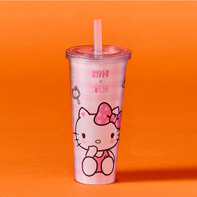 Hello Kitty Monochrome Double Layer Cup 600ml image
