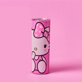 Hello Kitty Monochrome Stainless Steel Tumbler 700ml image