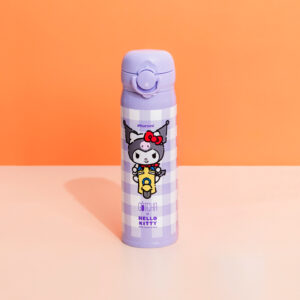 Hello Kitty 50th Anniversary Stainless Steel Tumbler Flip Cap Kuromi 450ml