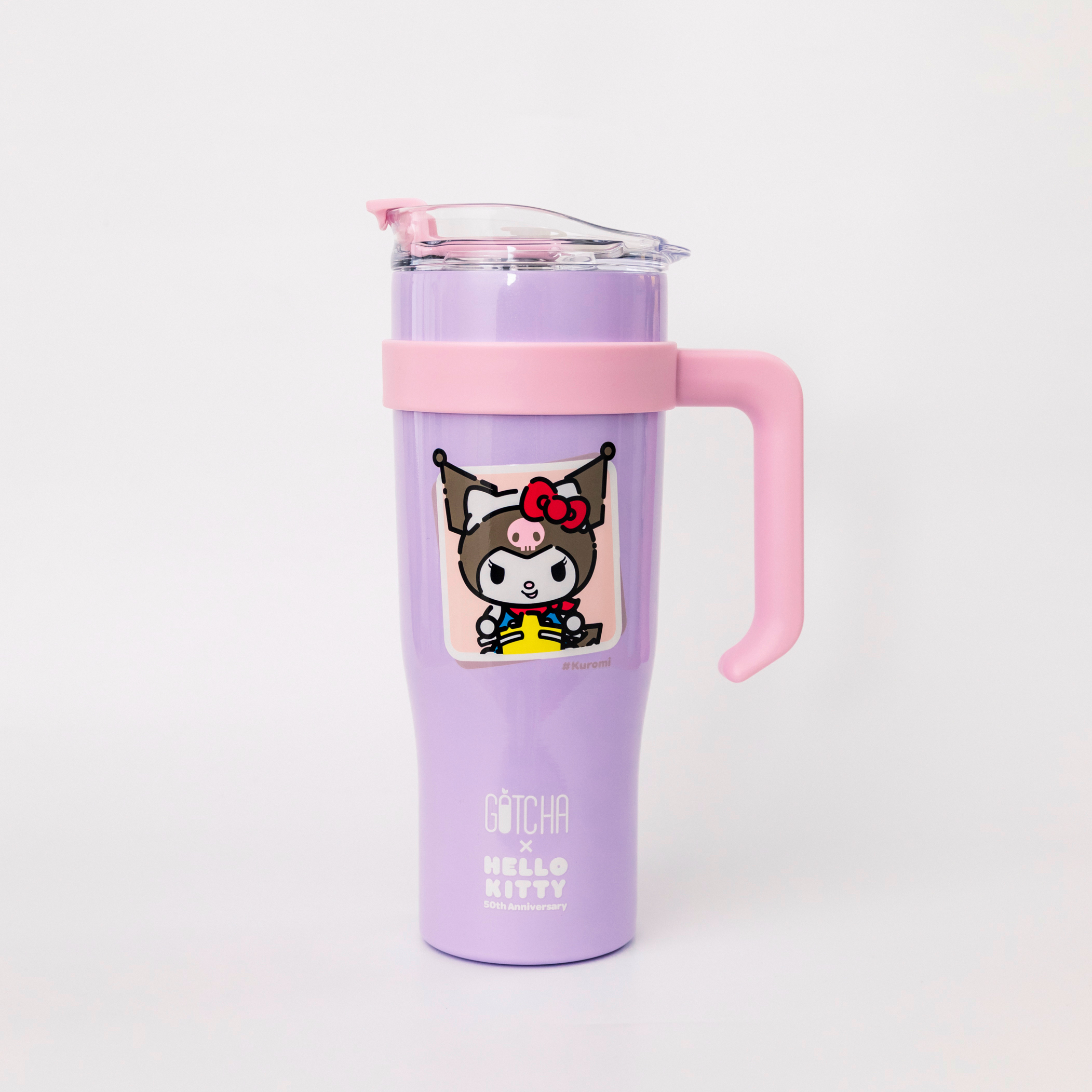 Hello_Kitty_50th_Anniversary_Stainless_Steel_Tumbler_Kuromi_1.2L_front