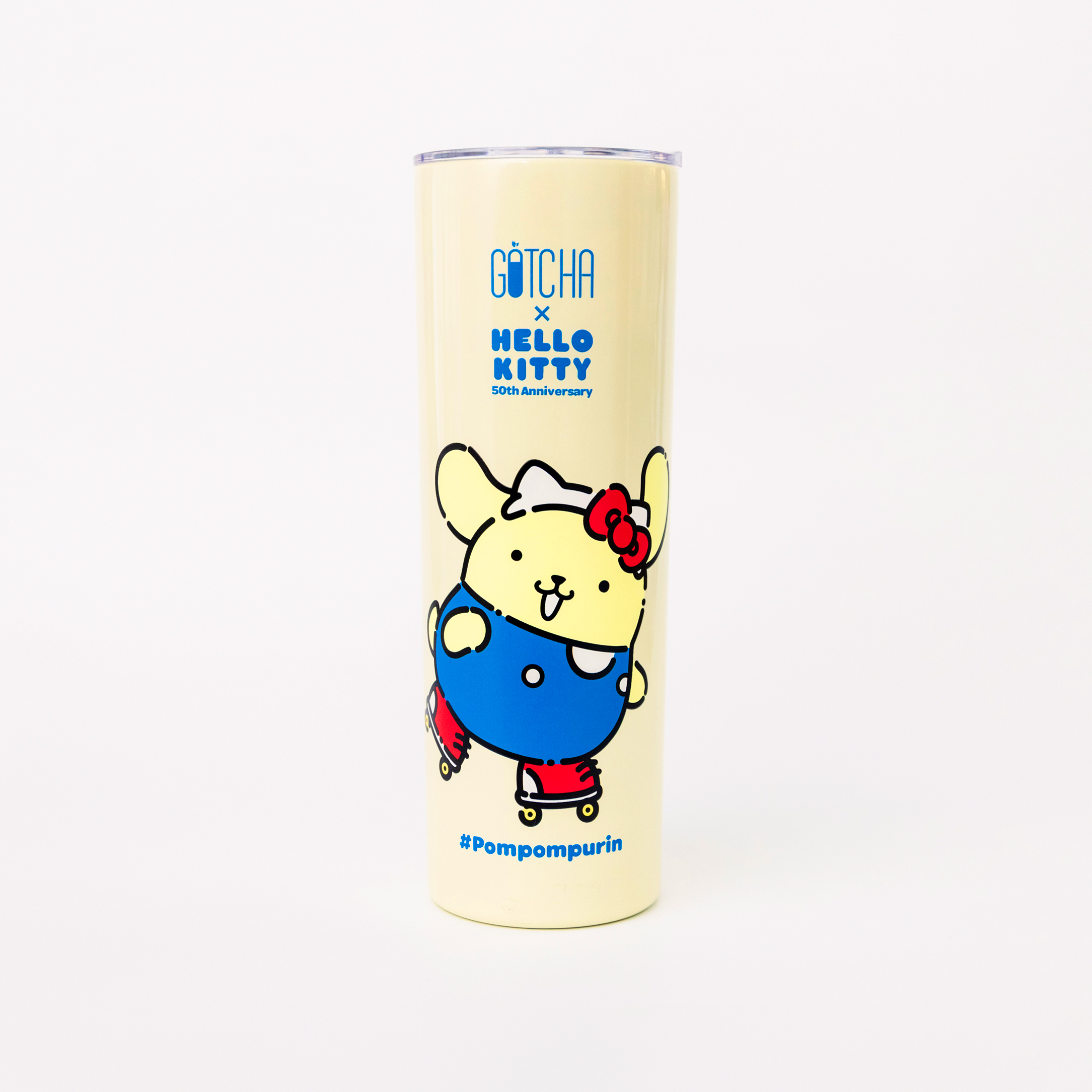 Hello Kitty 50th Anniversary Stainless Steel Tumbler Pompopurin 600ml image_front