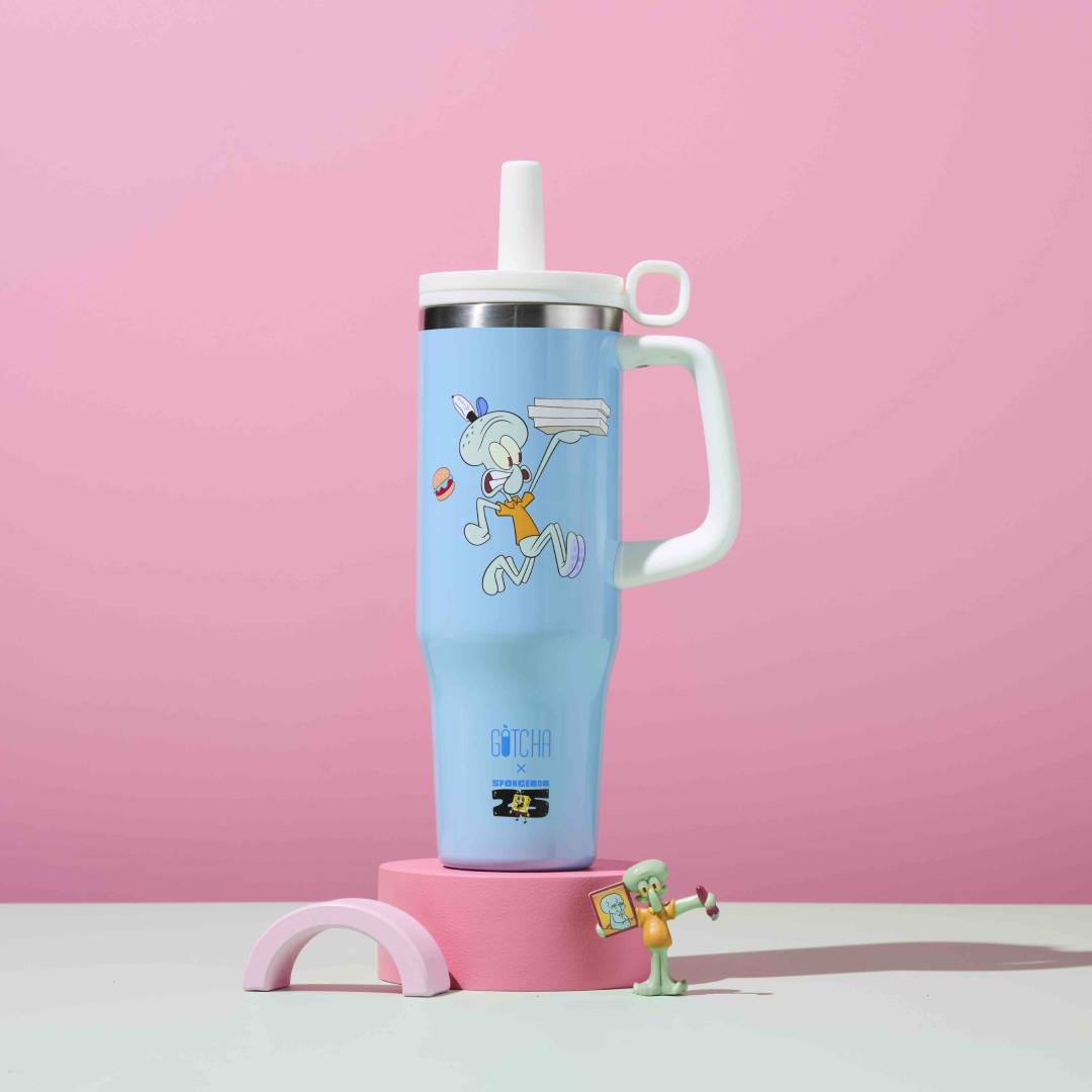 S407 - 1.2L Squidward Stainless Steel Tumbler
