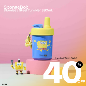 SpongeBob Stainless Steel Tumbler 360ml