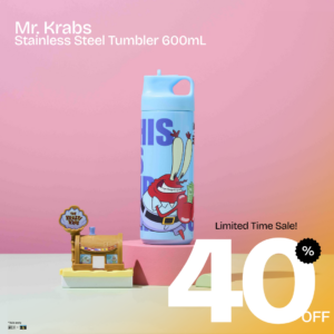 Mr. Krabs Stainless Steel Tumbler 600ml